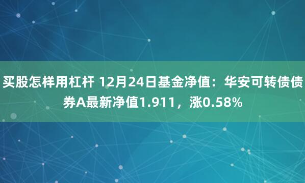 买股怎样用杠杆 12月24日基金净值：华安可转债债券A最新净值1.911，涨0.58%